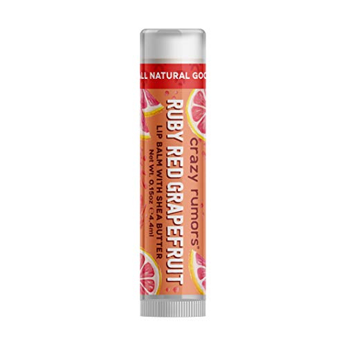 Crazy Rumors, Lip Balm with Shea Butter, Ruby Red Grapefruit, 0.15 oz (4.4 ml)
