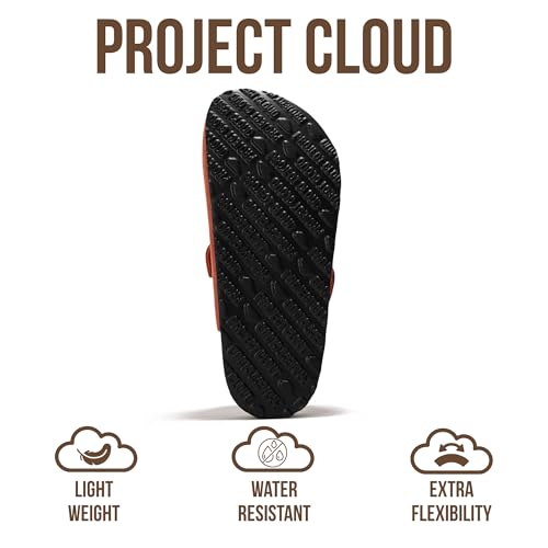 Image of Project Cloud 100% Genuine Leather Footbed Clogs for Women - Memory Foam Arch Support Slippers for Women - Trendy Slip-ons Women's Mules & Clogs Sandals