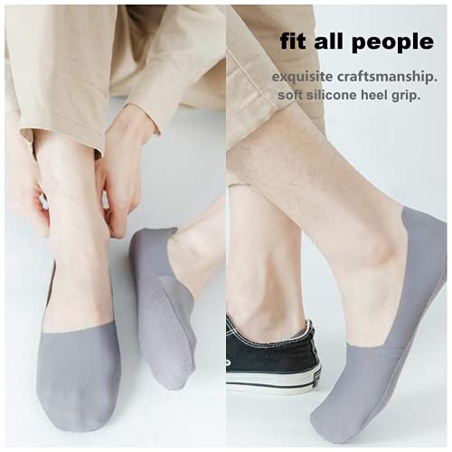 Dmoera 8 Pairs Women Girls No Show Socks Low Cut Non Slip Invisible Socks Neutral #TOP5