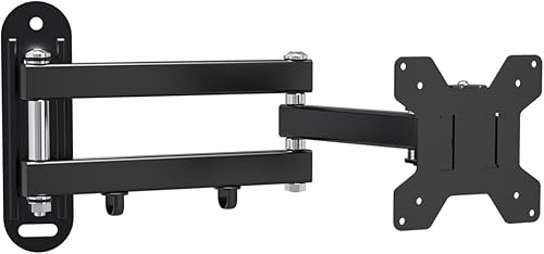 Miniatura 9 de Suptek - Soporte de pared para TV de movimiento completo para la mayoría de televisores y monitores de 13 a 30 pulgadas, televisores planos y