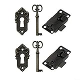 Matériau : fabriqué à partir d'une combinaison de métal et d'alliage de zinc, longévité et utilisation pratique pour tous vos besoins de verrouillage.