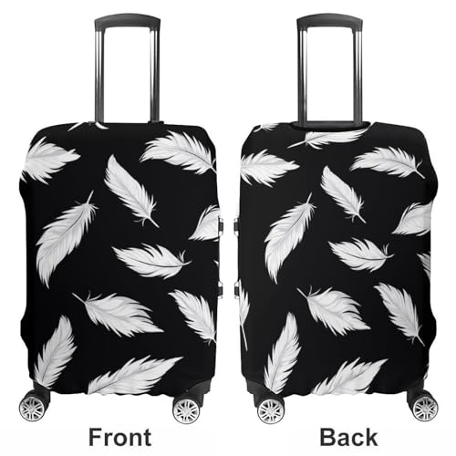 Feather Luggage Cover Suitcase Protector Travel Baggage Covers for Men Women L3