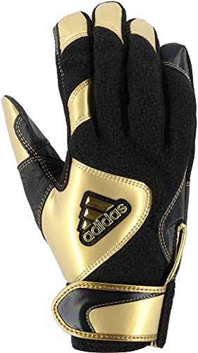 adidas (アディダス) ウィンター プレイヤー グローブ GLD×BLK M