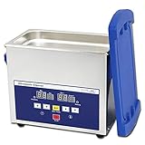 DEEguess Pulitore Ad Ultrasuoni 3L 120W Timer/Riscaldatore Digitale Regolabile, Bagno in Acciaio Inossidabile per Protesi Parti di Elettronica Laboratorio Casa Commerciale,Machine