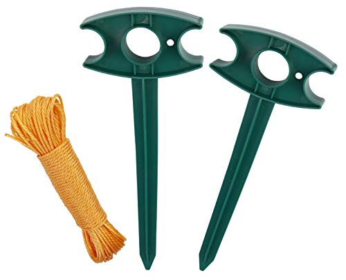 Windhager 07101 - Ligne de Jardin et de Plantes - Corde de Plantation - Aide à la Pose - Guide de Jardin - 15 m