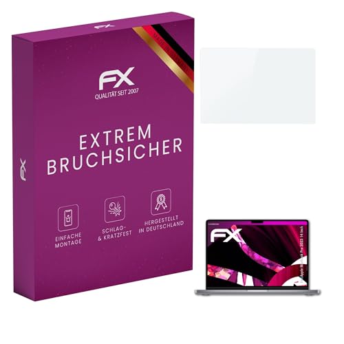 Ya en manzanajugosa.com: atFoliX Lámina Protectora de plástico Cristal compatible con Apple MacBook Pro 2023 14 Inch Película Vidrio, 9H Hybrid-Glass FX Protector Pantalla Vidrio templado de plástico
