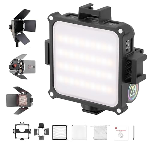 Image of ZHIYUN FIVERAY M20 Combo LED Video Light Bi - Color LED 2700K- 6500K DynaVort Cooling System Mark II with Radiant Full-Color RGB Glow