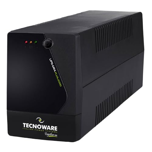 Tecnoware UPS 2000VA pour PC/Modem, pas pour Gaming/Console, onduleur ERA PLUS, 6 prises IEC,...