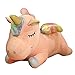 Lulihhhh 70CM-90CM Simpatico Kawaii Colorato Peluche Unicorno Giocattolo per Bambini Animali di Peluche Cavallo Volante Bambola Ragazze Cuscino per Dormire Regalo-70cm,B