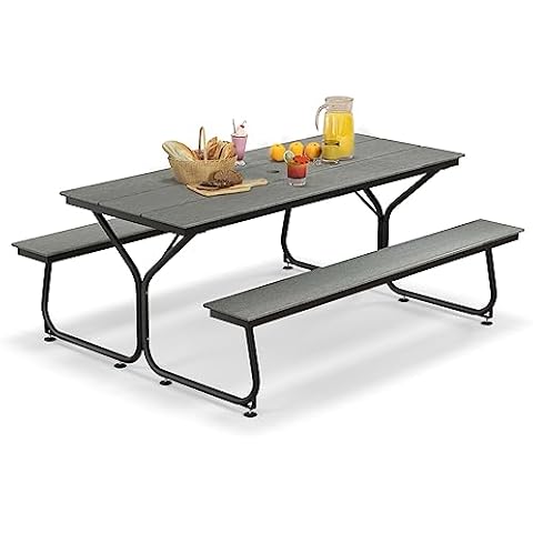 GOPLUS Banc et Table de Pique-Nique 183CM Cover