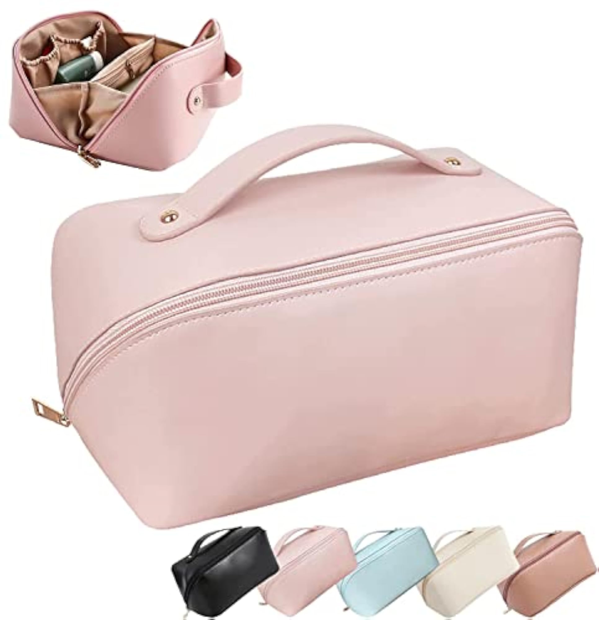 Large Capacity Cosmetic Travel Bag, Women's Makeup Accessory