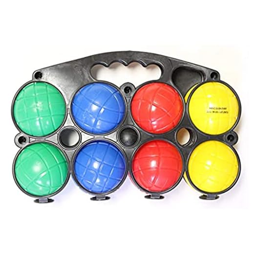 Beach/Lawn Game- 4 Player Economy Bocce Ball Set with Carry Case by FunStuff