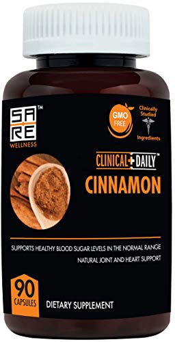 CLINICAL DAILY Cassia Cinnamon Capsules. Pure Cinnamomum Cassia complex supplement, Bark & Extract. Control Sugar Craving for Blood Sugar Support, Circulation, Joint Anti Inflammatory Health. 90 pills CLINICAL DAILY Cassia Cinnamon Capsules. Pure Cinnamomum Cassia complex supplement, Bark & Extract. Control Sugar Craving for Blood Sugar Support, Circulation, Joint Anti Inflammatory Health. 90 pills
