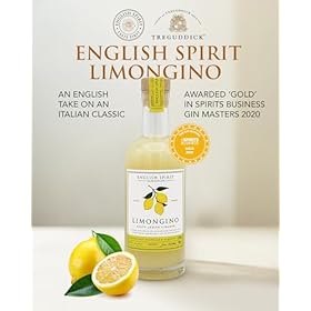 Buy English Spirit Lemon Gin Liqueur 50cl – Refreshing 22% ABV with Fresh Lemon Juice for Perfect Cocktails and Boozy Sherbet – ENGLISH SPIRIT
