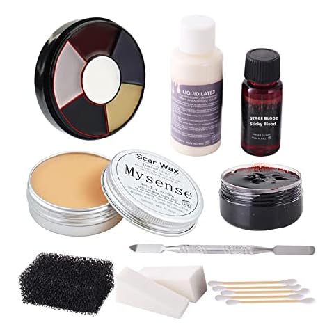 Mysense Liquid Latex Scar Wax SFX Makeup Kit Cover