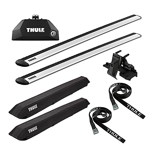 THULE VOLVO XC60(2017 DIRECT ROOF RAIL)  ̽ ĳ(FOOT 7106 + WING BAR EVO7112 + KIT 6028) + SURF PAD 846 + STRAP 523