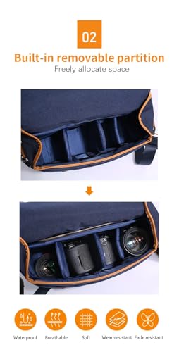 Image of K& F Concept Retro Compact Outdoor Camera Shoulder Bag (KF13.062V1)