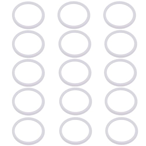 Image of DERNORD PTFE (Teflon) Tri-Clamp Gasket O-Ring - 3 Inch Style Fits OD 91MM Sanitary Pipe Weld Ferrule (Pack of 15)