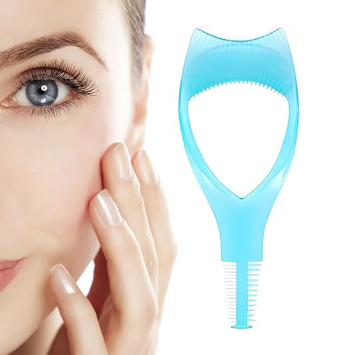 まつげツール マスカラシールドアプリケーターガード、再利用可能なまつげマスカラシールドガードツール - まつげツール、ハンドヘルドまつげコーム、メイクアップ用ラッシュセパレーター、上下アイラ