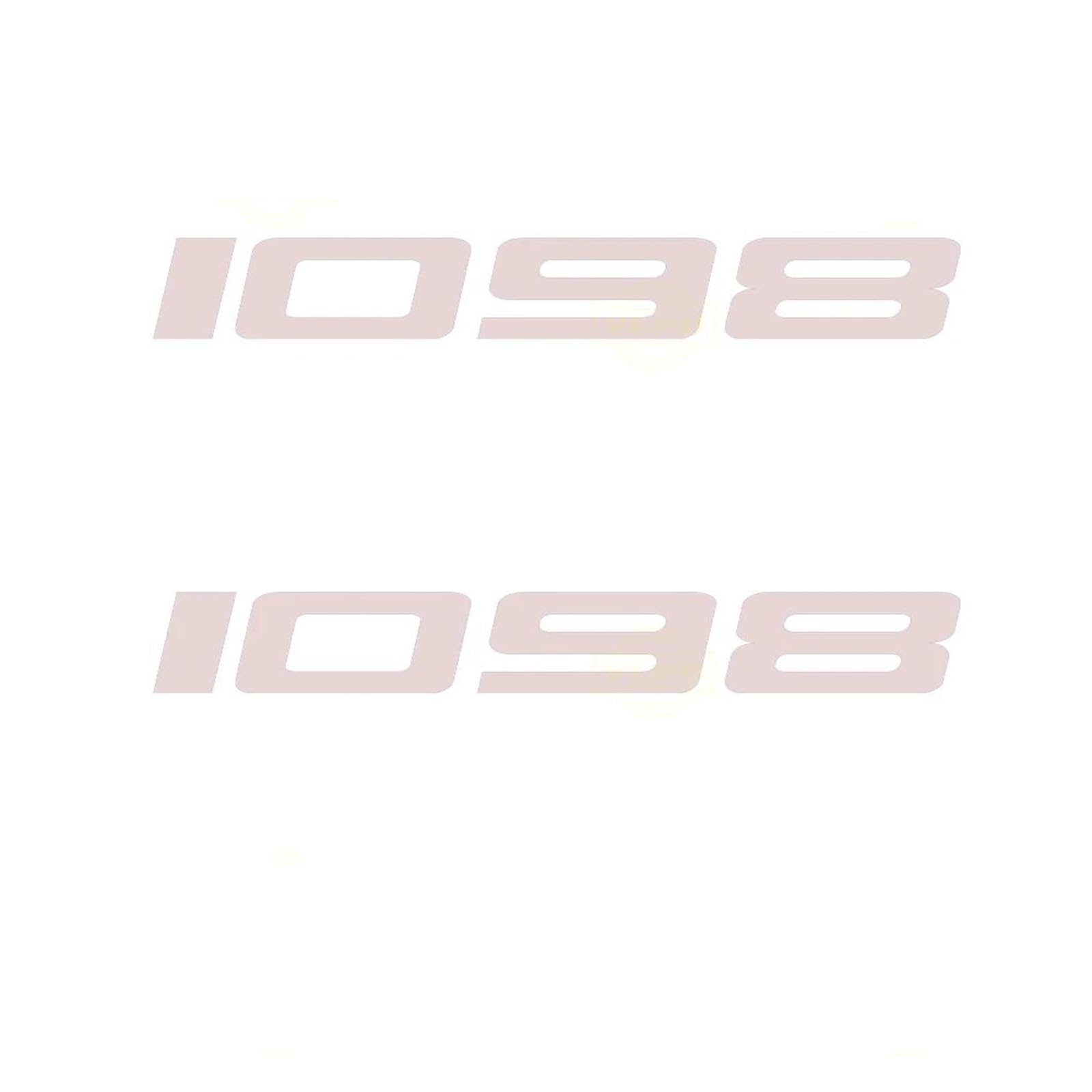 Decoration for Ducati 1098 1098S 1098R 2007 2008 2009 Glow Stickers Waterproof Reflection Decals Decoration(Gray)