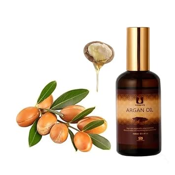 Organ Oil Morocco Organic Hair & Body Serum 100ml - Sulfate Free Argan Oil for Color Treated, Damaged, Curly and Dry Hair