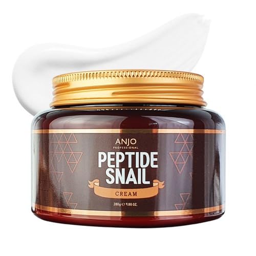 ANJO Professional Snail Peptide Cream 280ml, Korean Anti-Wrinkle Moisturiser with 97% Snail Mucin & Peptide, Hydrating - Image 4