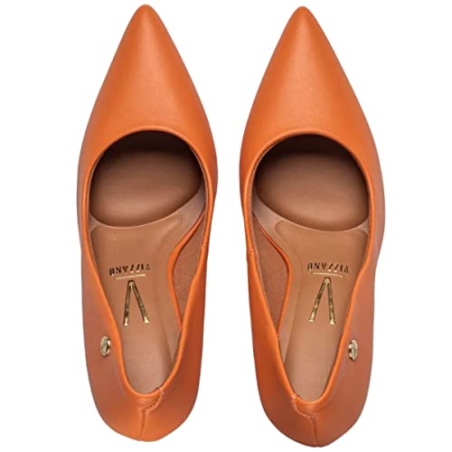 Sapato Feminino Scarpin Vizzano Salto Alto 11841101 Pelica