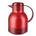Emsa Pichet Isotherme Samba, 1 Litre, Rouge translucide