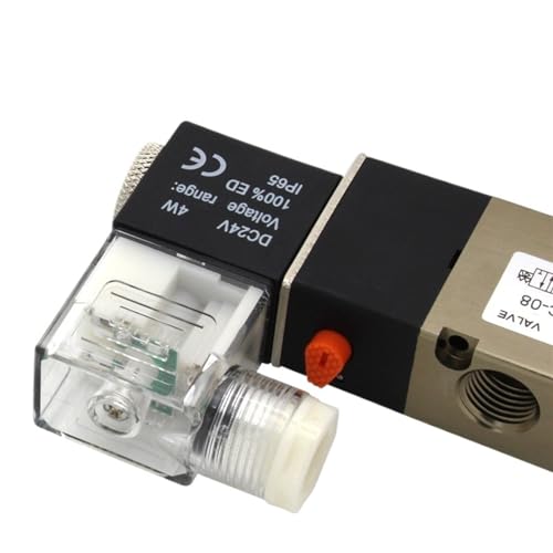 Válvula solenoide neumática para regular cilindros de doble efecto sin fugas de aire 4