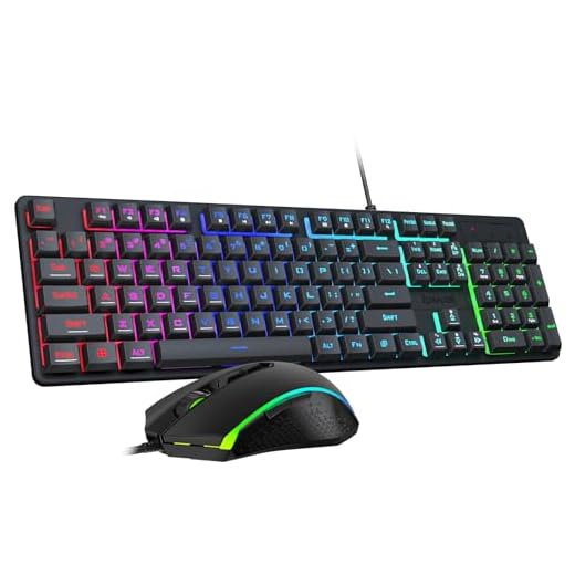S107 RGB Keyboard and 10000 DPI Mouse
