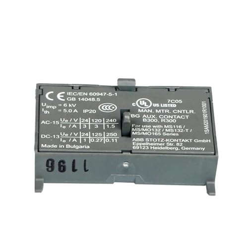 Protector de motor MS116 soluciona fallos de señal con contacto lateral HK1-11 1NO1NC 6