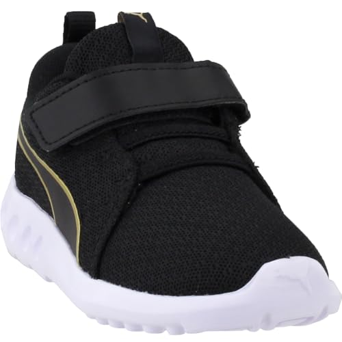 PUMA PUMA Infant Boys Carson 2 Metallic Mesh Slip On Sneakers Shoes Casual - Black - Size 5 M