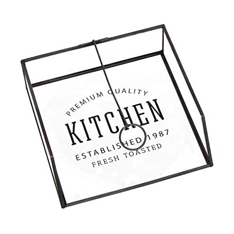 Serviettenhalter aus Glas und Metall Cover