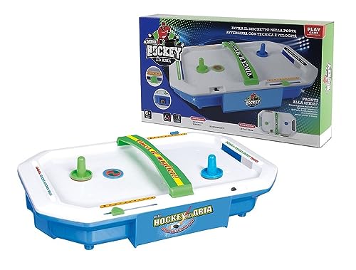 Air-Tischhockey für Kinder, Spiel Hockey Flipper Spiel Hockey Kinder Lufthockey mit 2 Griffen und 2 Scheiben inklusive, komplett mit integriertem Punktezähler