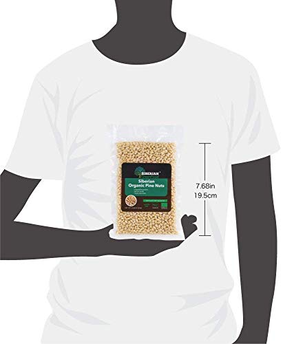 image for Organic Pine Nuts, Premium Quality 300gr/10.58oz vacuum pack by Siberi