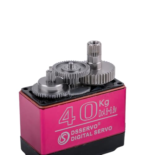 4PCS 40KG High Torque 6V Waterproof Digital Full Metal Stainless Steel Gear Motor Servo 25T Arm for DIY Anduino RC Cars Truck 180° by RCmall - Used condition - Image 2