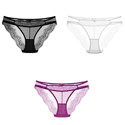 Culotte de bikini en dentelle anti-marques sous les vêtements taille M