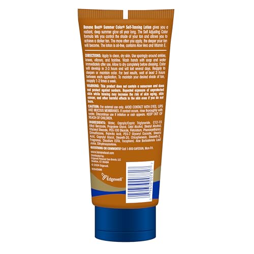 Image of Banana Boat Summer Color Self Tanning Lotion, Dark Self Tanner, 6 Fl Oz
