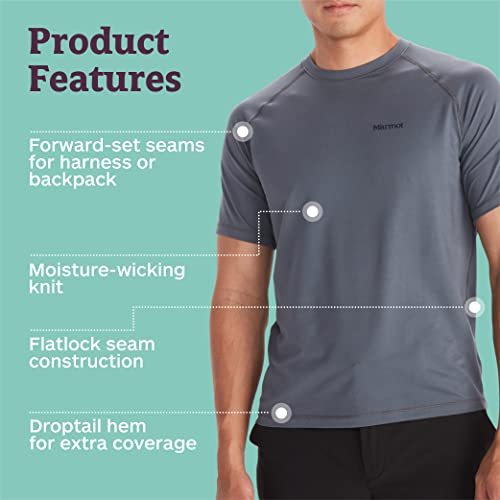 MARMOT Men's Windridge Moisture-Wicking, Eco-Friendly, Breathable, UPF Short Sleeve Shirt4