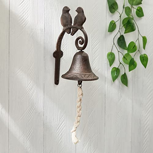 Juvale-Love-Birds-Cast-Iron-Dinner-Bell-Antique-Style-Farmhouse-Wall-Mounted-Decoration-for-Outside-The-House-45-x-85-x-15-in Juvale Love Birds Cast Iron Dinner Bell Antique Style Farmhouse Wall Mounted Decoration for Outside The House 45 x 85 x 15 in