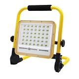 Faretto LED Ricaricabile 30W IP65 Portatile Da Cantiere Colore Giallo