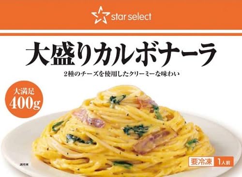 Amazon.co.jp: スターセレクト 大盛りカルボナーラ 400g : 食品・飲料