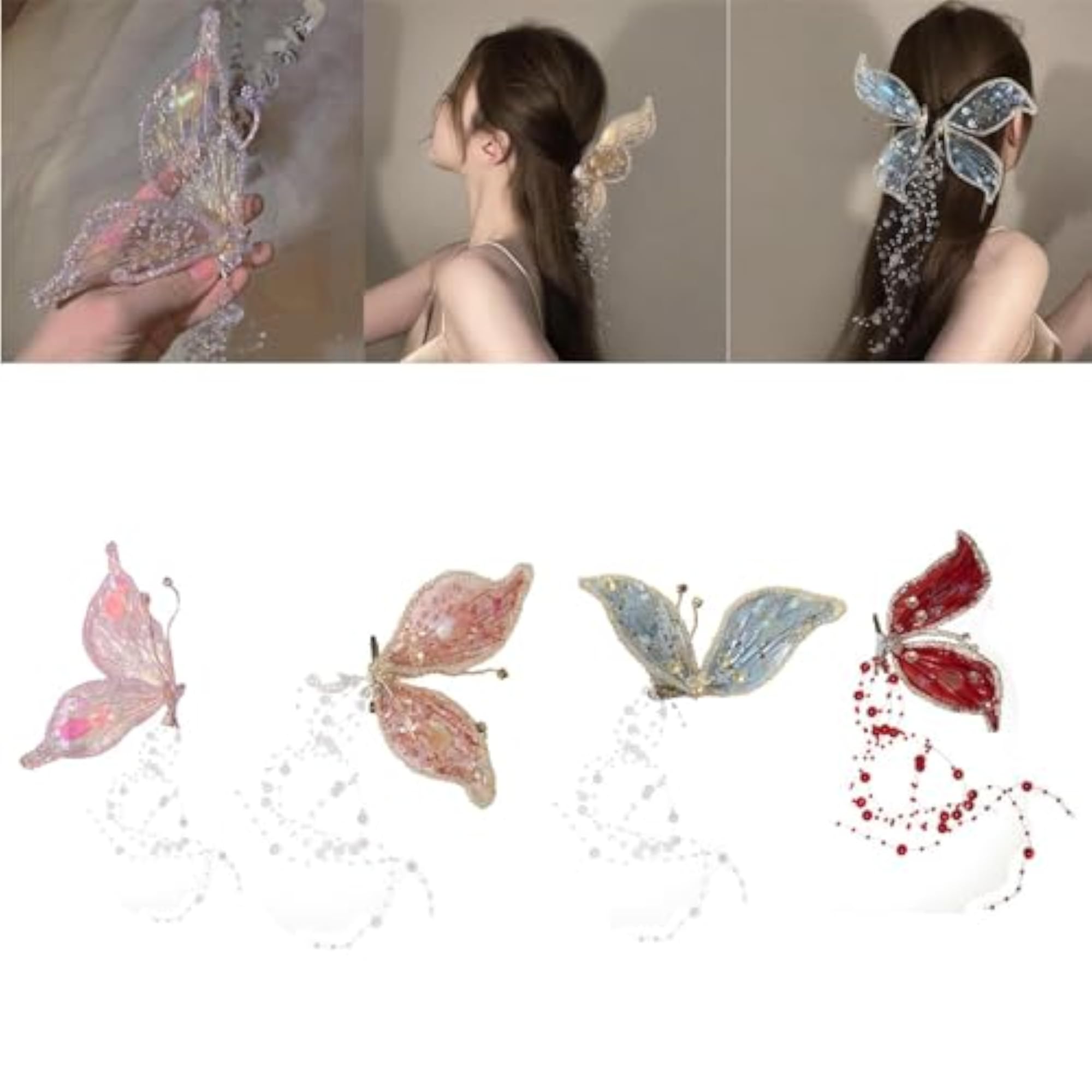 Women's Wing Hair Clip for Stage Performance