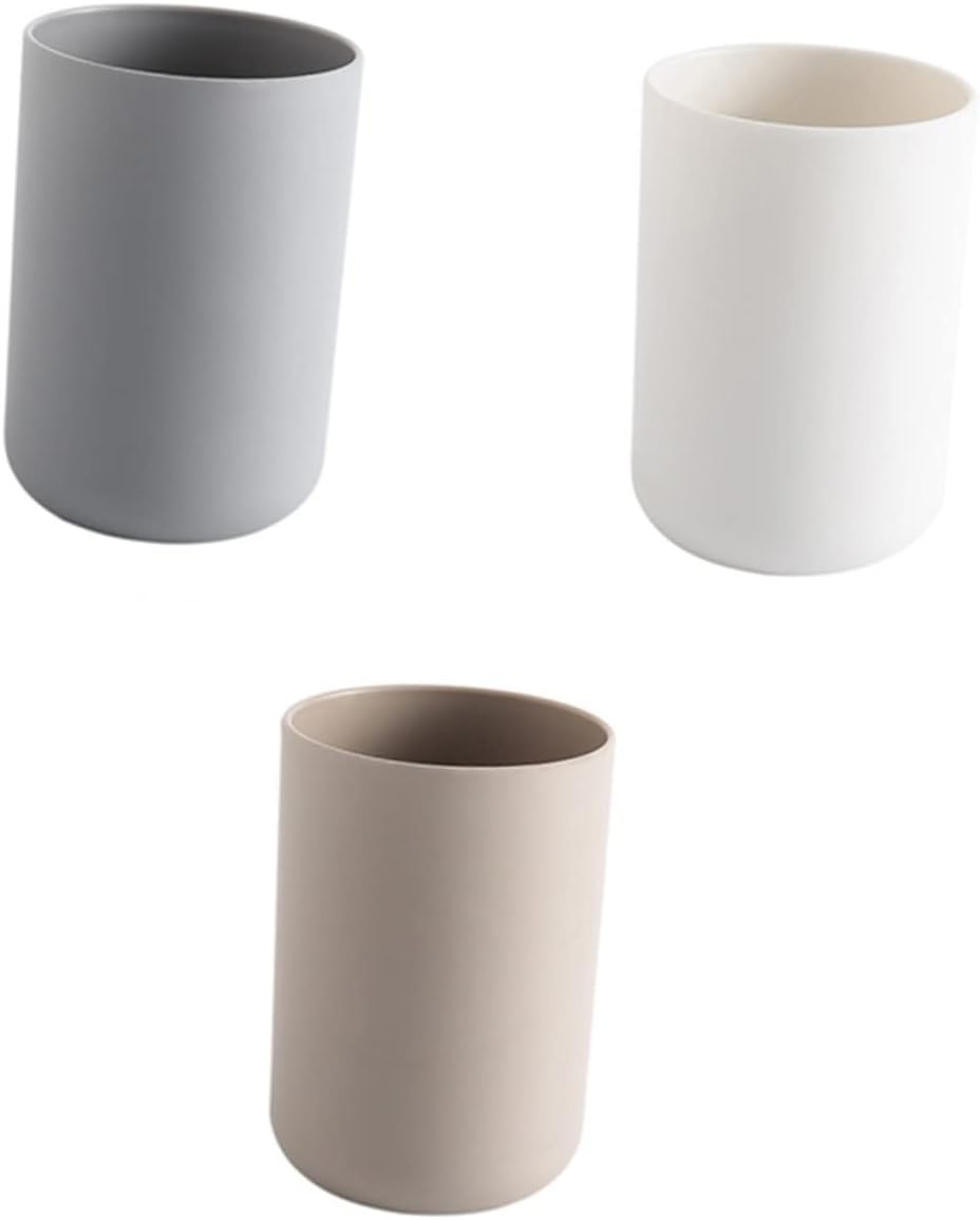 Couples Toothbrush Cup Set 5pcs Solid Tooth Cups Tooth Brushing Tumbler Bathroom Accessories Elegant Design