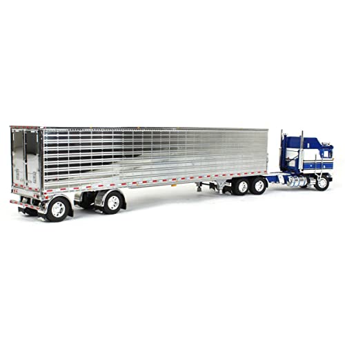 Kenworth K100 Aerodyne Long Frame con Trailer cromado miniatura 3