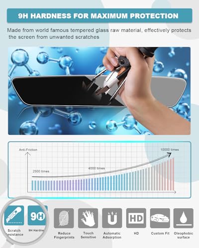 Image of CDEFG for 2025 Buick Envision Screen Protector 30 inch Tempered Glass for 2024 2025 2026 Buick Envision /2025 2026 Buick Enclave Accessories HD Anti Fingerprints Screen Cover