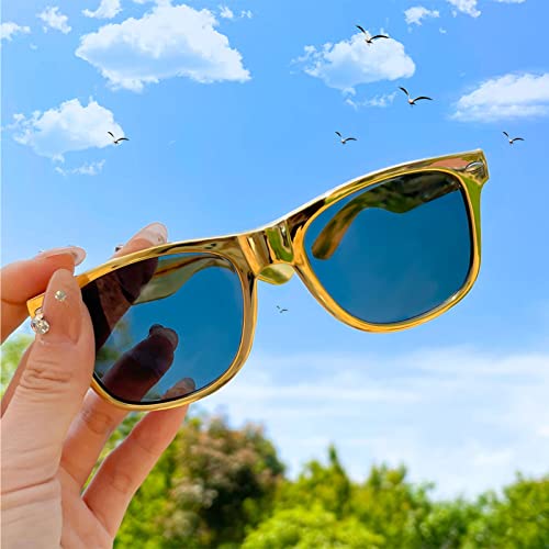 Pibupibu 8 Pack Metallic Neon Color Party Favor Supplies Unisex Sunglasses, UV400 Protection4