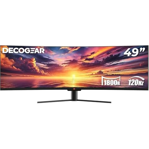 Deco Gear 49" Curved Ultrawide 5K Monitor Cover