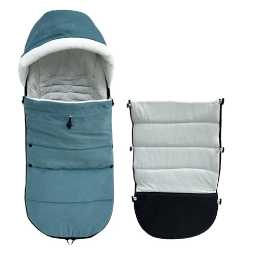 Colu Kid Saco universal para cochecito de bebé compatible con Babyzen YOYO - Añade almohadilla gruesa - Forro suave y superficie a prueba de salpicaduras - Lavable a máquina (Aqua)