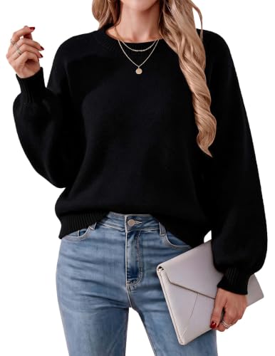 Image of Libsorge Womens Heart Sweater 2026 Valentines Day Trendy Cute Fall Oversized Long Sleeve Pullover Sweaters